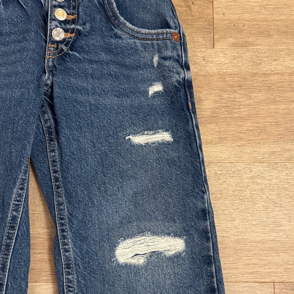 Zara Stylish Distressed Blue Kids Jeans - Picture 4 of 16